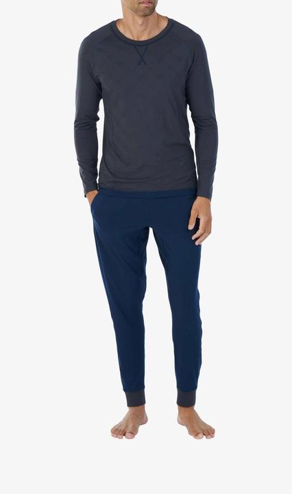 Produktbild Dagsmejan Pyjama Oberteil "Balance" dunkelgrau (52)