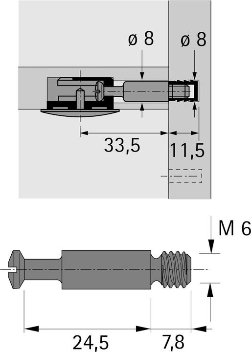 Actual product image Hettich Tasselli d'avvitare (1 pcs.)