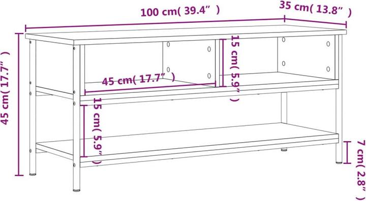 Image du produit VidaXL Kaiser (100 x 35 x 45 cm)