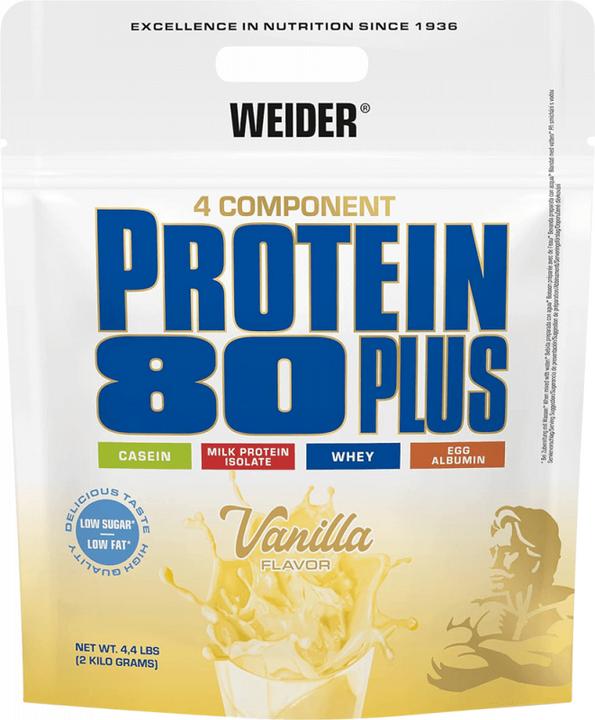 Weider Protéine 80 Plus (Vanille, 1 pcs, 500 g)