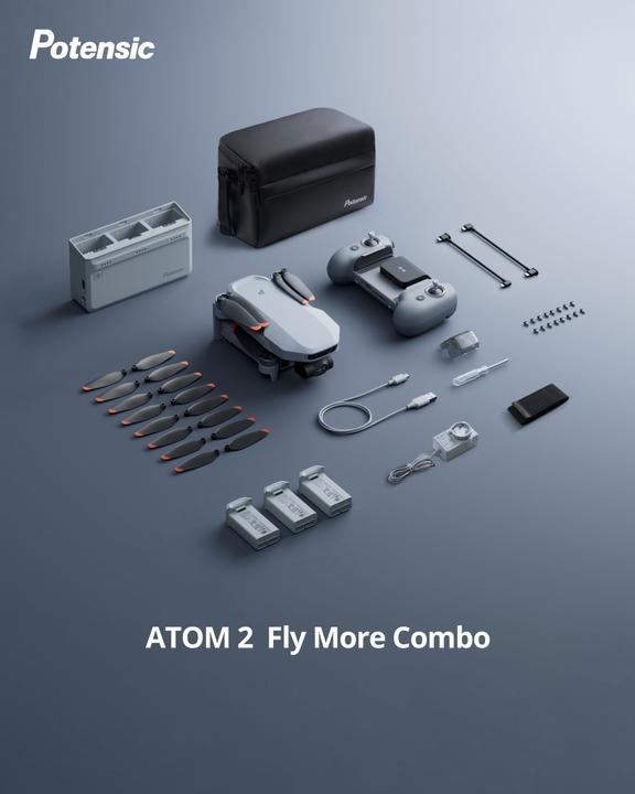 Productafbeelding Potensic Atom 2 Vlieg Meer Combo (32 min, 249 g, 48 Mpx)