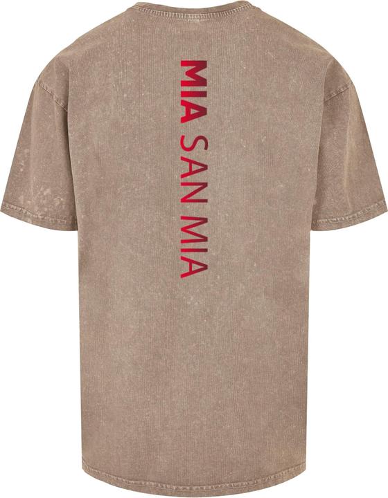 Produktbild FC Bayern München Mia San Mia V GR Acid Washed Heavy Oversize Tee - 115607 (M)
