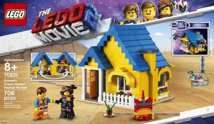 Actual product image LEGO Emmet's Dream House/Rescue Rocket (70831)
