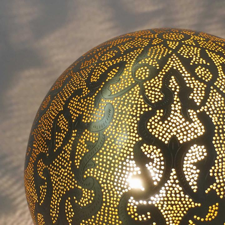 Actual product image Sweet Mint Oriental Lamp Rangi Filigree (E27)