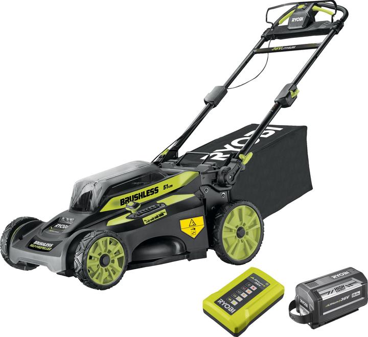 Actual product image Ryobi RY36LMX51A-160 (Rechargeable battery operated)
