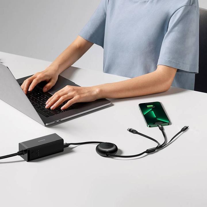 Image du produit Baseus 3 in 1 Multicharger USB-Cable (1.10 m, USB 3.2 Gen 1)
