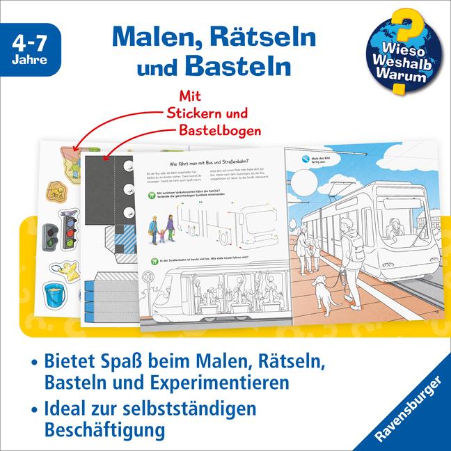 Produktbild Ravensburger Kinder-Sachbuch WWW aktiv-Heft: Strassenverkehr (Deutsch, Stefan Richter, 2021)
