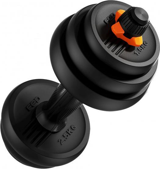 Actual product image FED Xiaomi 10 kg Dumbbell + Barbell + Kettlebell Kit V2 + Sensor