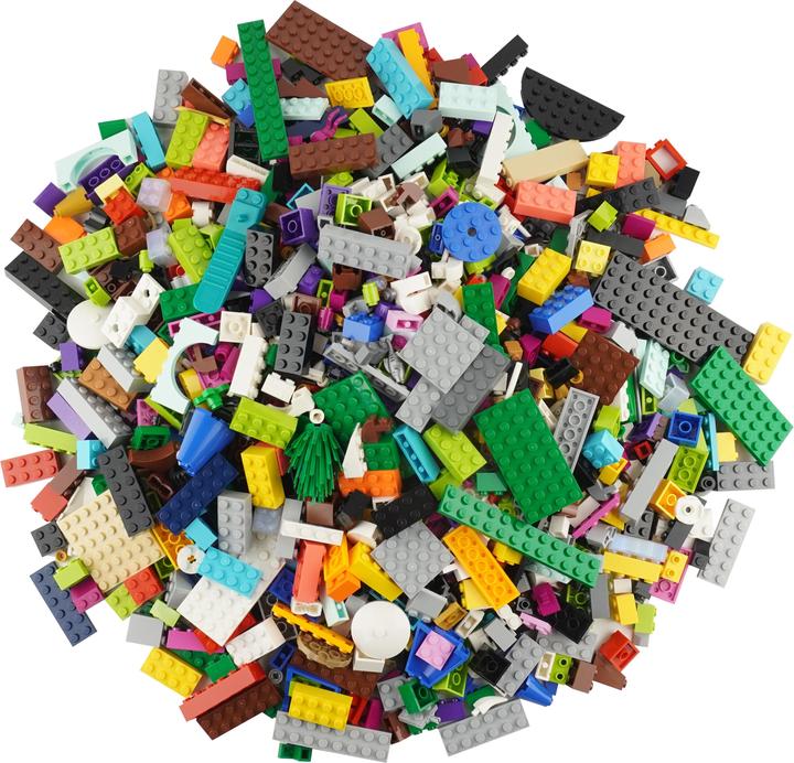 LEGO Steine Bunt gemischt - 1000 gr. - ca. 1000 Stück - Colorful bricks mix - NEU (LEGO Zubehör)