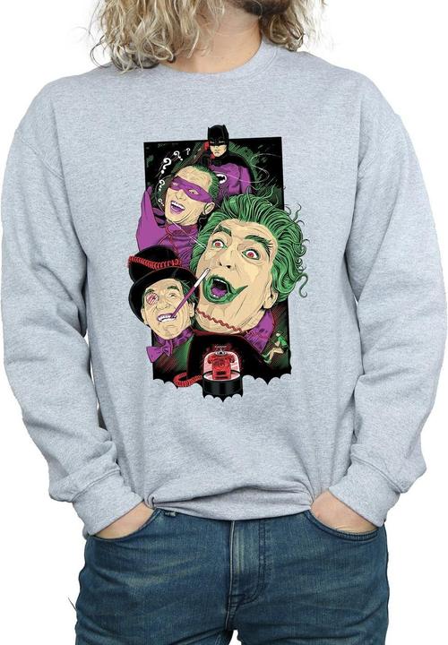 Immagine prodotto Felpa uomo Batman Serie TV Rogues Gallery in cotone (XL)