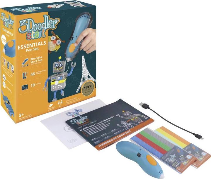 Actual product image 3Doodler Start PLUS 3D PRINTING PEN SPLUS 3D pen 0.77 mm Turquoise, Yellow