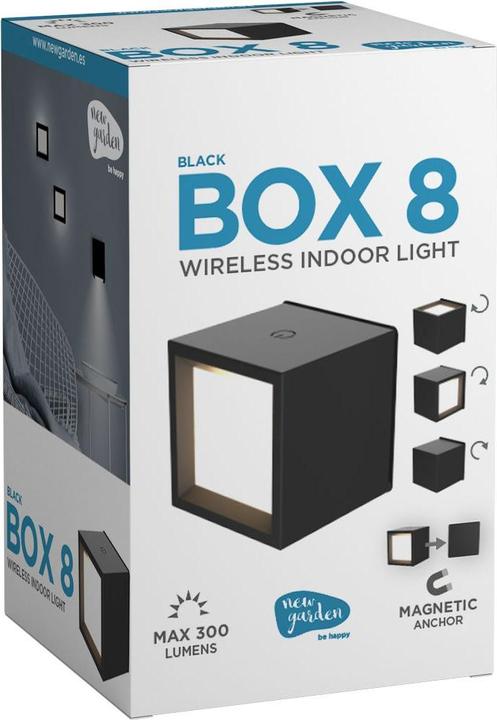 Immagine prodotto Newgarden Nuovo Garden BOX 8 BATTERIE nero (300 lm, IP20)