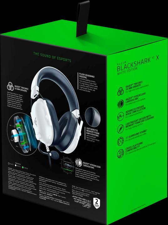 Actual product image Razer Blackshark V2 X (Cable)
