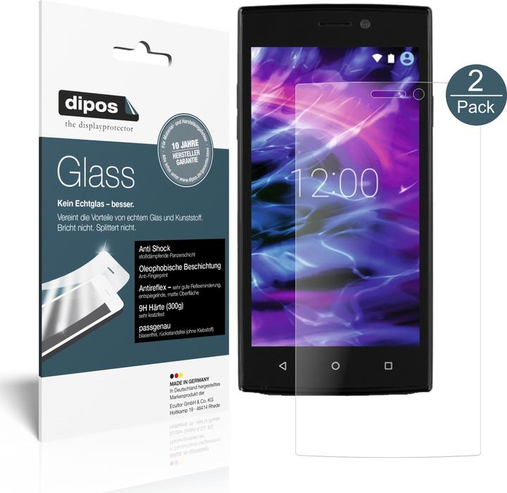 Actual product image Dipos Screen Protector Anti-Shock (2 Piece, Medion Life E5005)