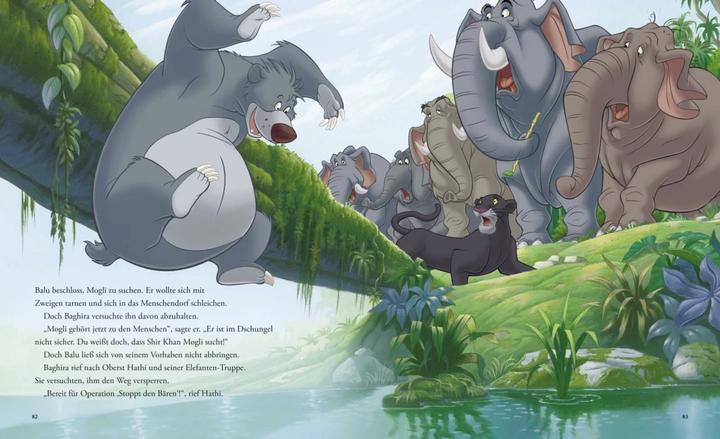 Produktbild Disney Silver-Edition: Das grosse Buch mit den besten Geschichten - Dschungelbuch (Deutsch, Walt Disney, 2023)