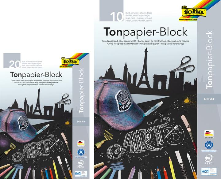Actual product image Folia Drawing & Craft Block A3 (A3, Plain, Hardcover)