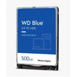 Produktbild WD Blue Mobile 500GB HDD 5400rpm SATA serial ATA 6Gb/s 128MB cache 6,4cm 2.5" RoHS compliant intern (0.50 TB, 2.5", SMR)