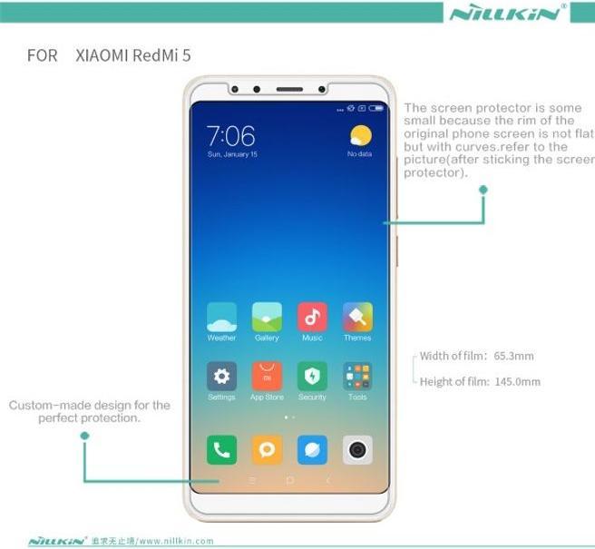 Image du produit Nillkin Film protecteur de la série Super Clear (1 pièce(s), Xiaomi Redmi 5)
