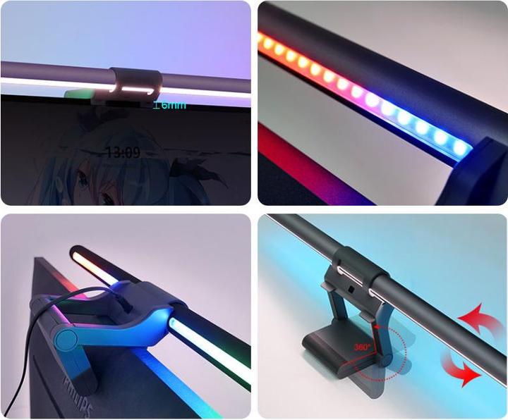Immagine prodotto Hermex Barra dello schermo Luce del monitor Illuminazione del monitor Illuminazione dello schermo LED
