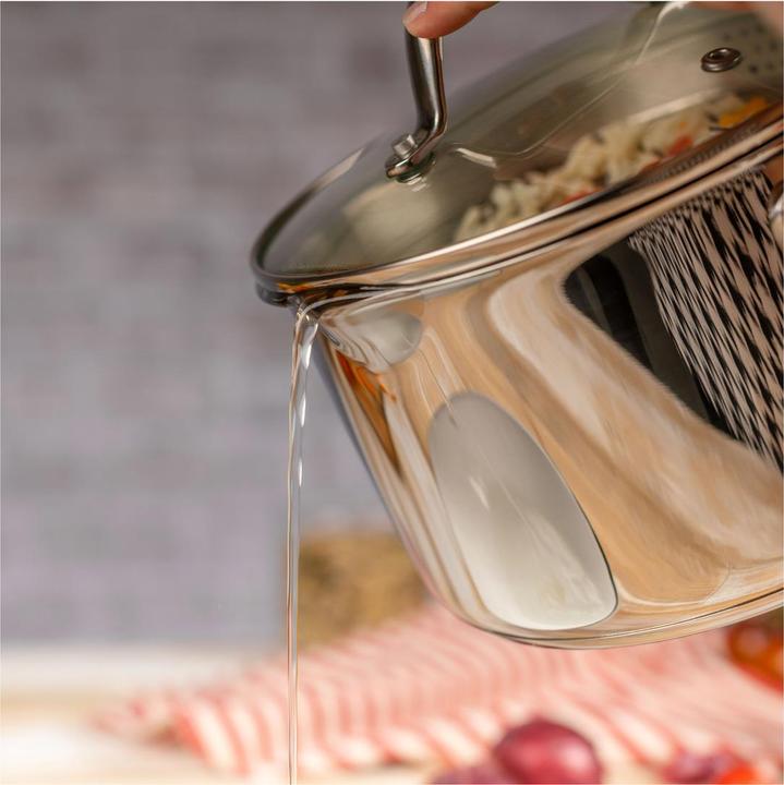 Actual product image Kuhn Rikon ALLROUND PLUS saucepan (18 cm, Saucepan, Stainless steel)