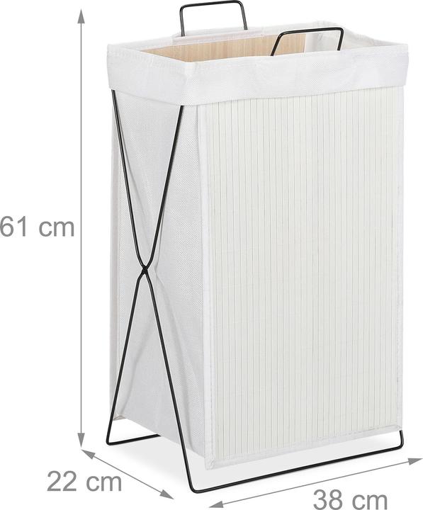 Immagine prodotto Relaxdays Cesto portabiancheria (40 l)