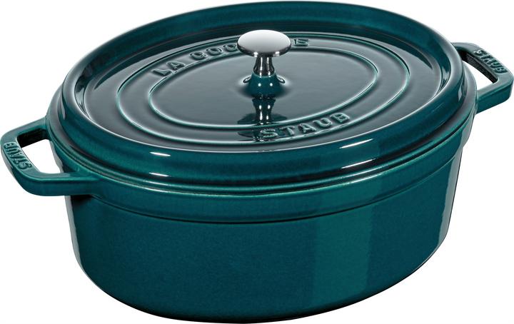 Produktbild Staub Topf oval "La Mer" 6.7 lt., 33cm (33 cm, Bräter + Schmortopf, Gusseisen)