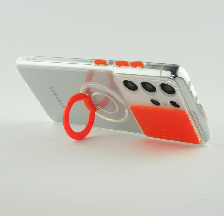 Actual product image PhoneLook Cover with camera slider and ring (Samsung Galaxy S22 Ultra)