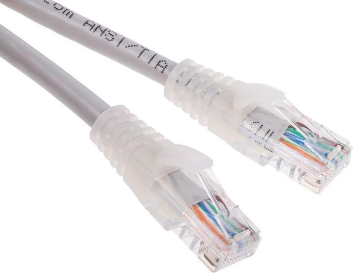Produktbild Rs Pro Ethernetkabel Cat.5e, 0.5m, Grau Patchkabel, A RJ45 U/UTP Male, B RJ45, PVC (U/UTP, CAT5e, 0.22 m)