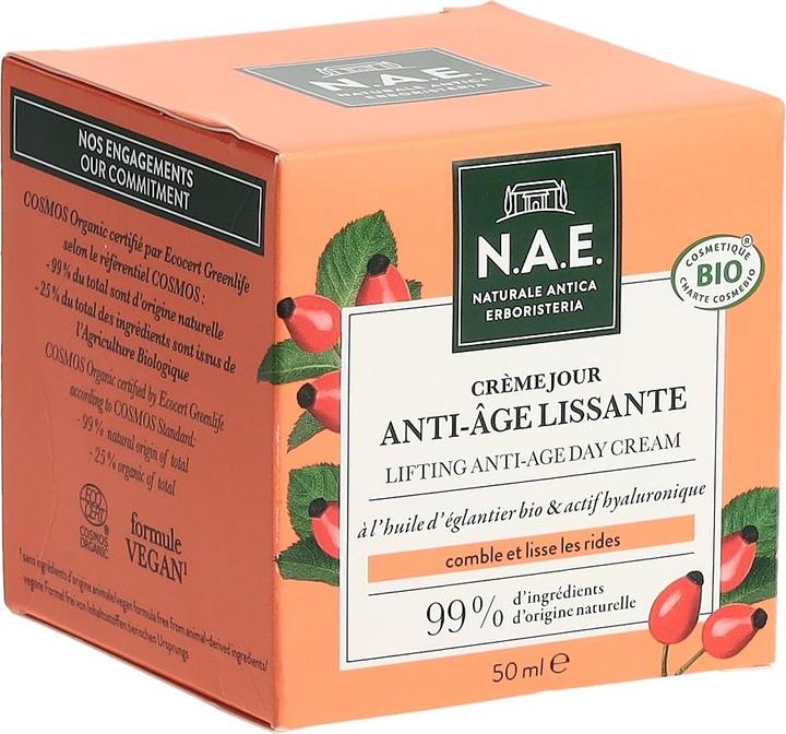 Actual product image N.A.E. Naturale Antica Erboristeria Lifting Day Cream, COSMOS Organic Certified & Vegan Formula 50 m (50 ml, Day cream)