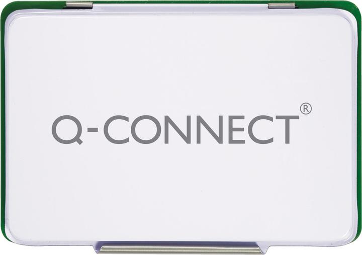 Produktbild Q-Connect Stempelkissen grün, Grösse: 2, Abdruckmass: 110 x 70 mm