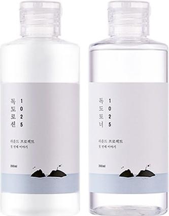 Actual product image Round Lab Dokdo Toner 200ml and Dokdo Lotion 200ml (400 ml)