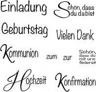 Rayher Clear Stamp Anlass 1