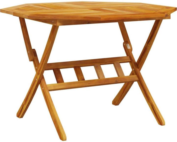 Immagine prodotto VidaXL Gartentisch Klappbar Ø110 x 75 cm Akazie (110 cm)