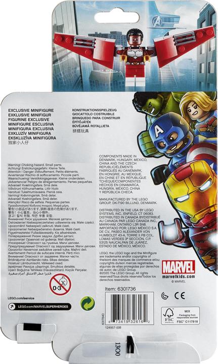 Immagine prodotto LEGO I supereroi Marvel Falcon e Vedova Nera fanno fronte comune (40418)