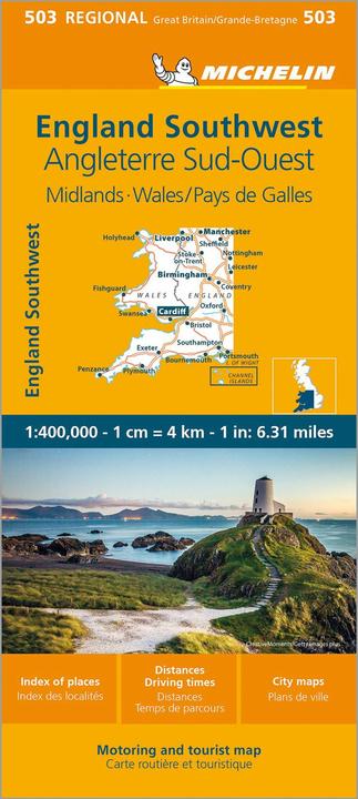 Actual product image Abrams & Chronicle Wales - Michelin Regional Map 503