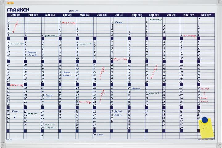 Actual product image Franken Annual planning board magnet (60 x 90 cm)
