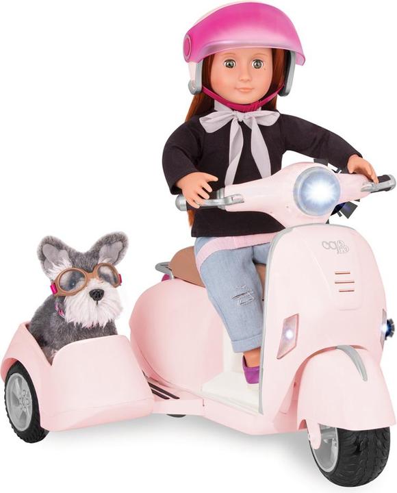 Produktbild Our Generation Scooter mit abnehmbarem Seitenwagen