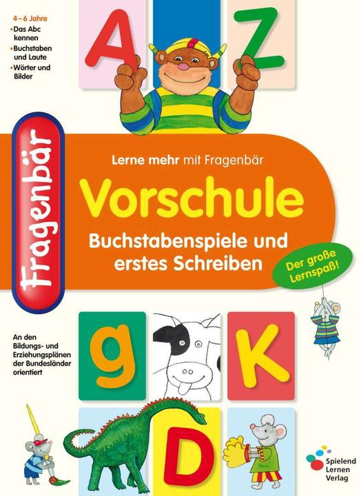 Actual product image Vorschule. Buchstabenspiele und erstes Schreiben (German, Vera Lohmann, 2010)