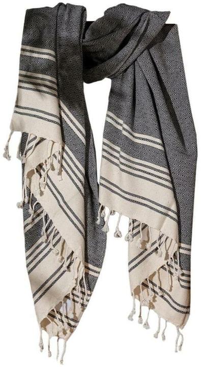 Foutastic Strandtuch New Diamond Black, Schnelltrocknend: Ja, Breite (90 x 170 cm)