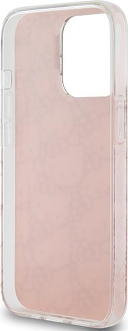 Actual product image Hello Kitty HKHCP15XHCHPEP iPhone 15 Pro Max 6.7" różowy/pink hardcase IML Gradient Electrop Crowded (Apple iPhone 15 Pro Max)