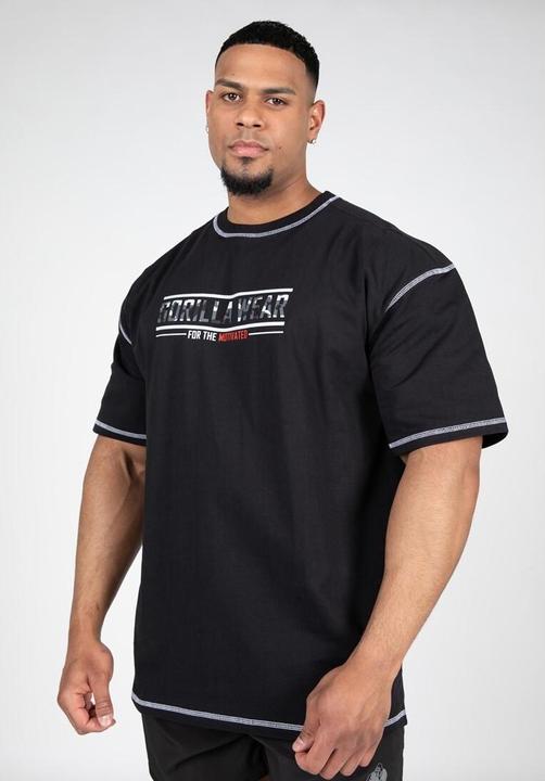 Immagine prodotto Gorilla Wear Maglietta Saginaw oversize - Nero (XXL)