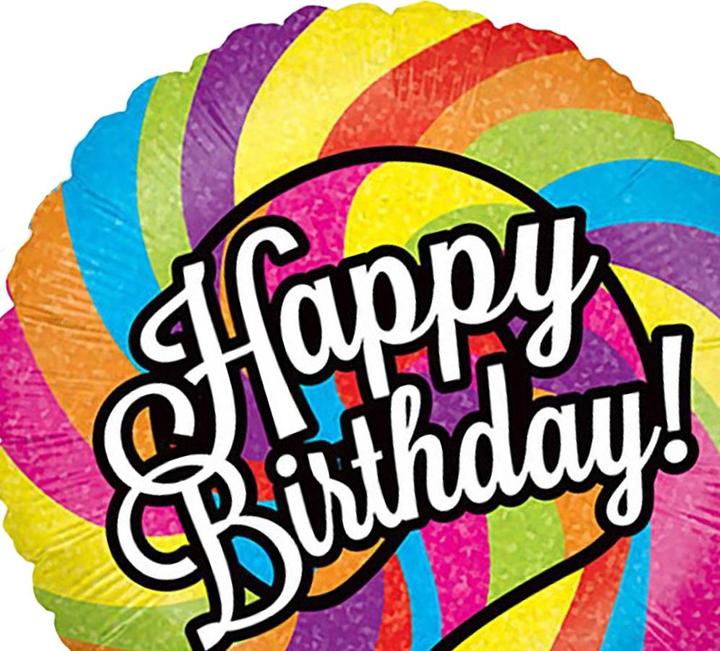 Produktbild Oaktree Lollipop Folienballon Happy Birthday