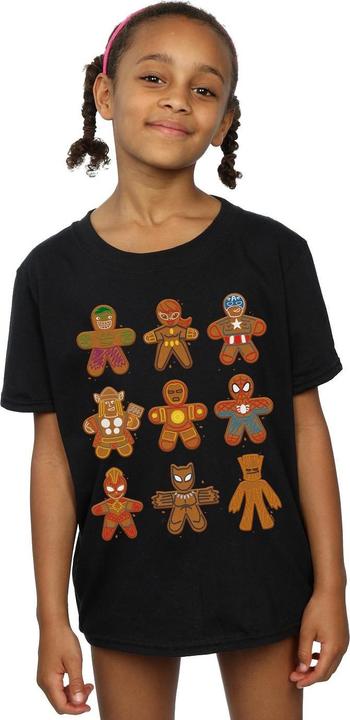 Produktbild Avengers Christmas Gingerbread TShirt Mädchen (140, 146)