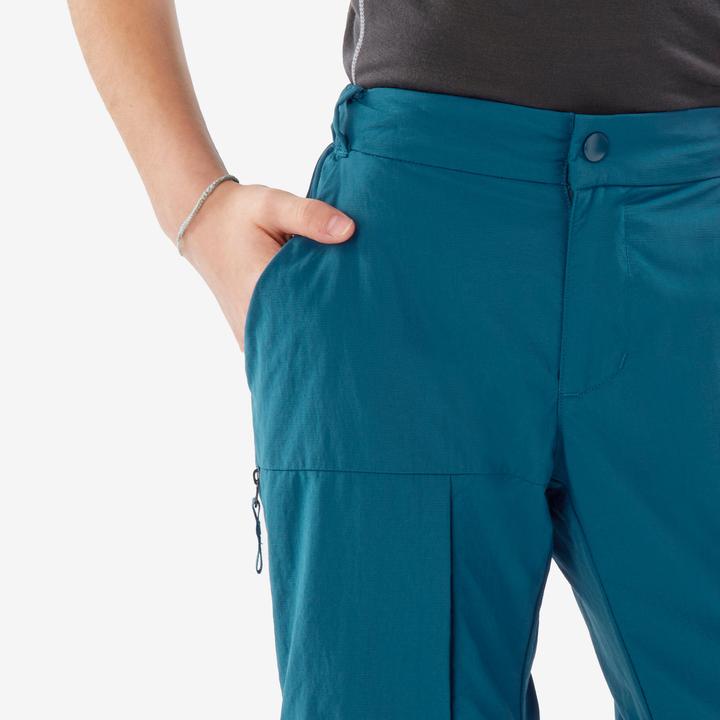 Immagine prodotto Quechua Zip-Off-Hose Kinder Gr. 123–172 Wandern - MH500 blau (14, 15, 16)