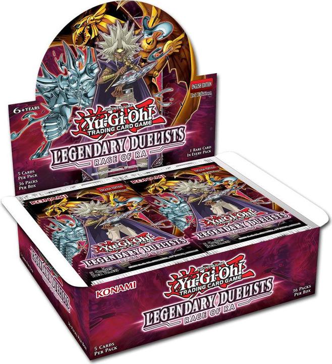 Image du produit Yu-Gi-Oh : Les Duellistes Légendaires - Affichage de la Rage de Râ (Allemand, Affichage du booster)