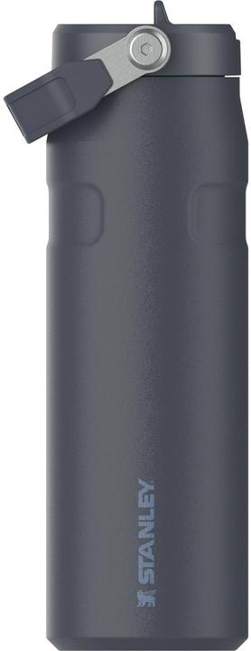 Stanley 1913 Thermosflasche IceFlow Bottle Flip Straw 700 ml, Dunkelblau (0.70 l)