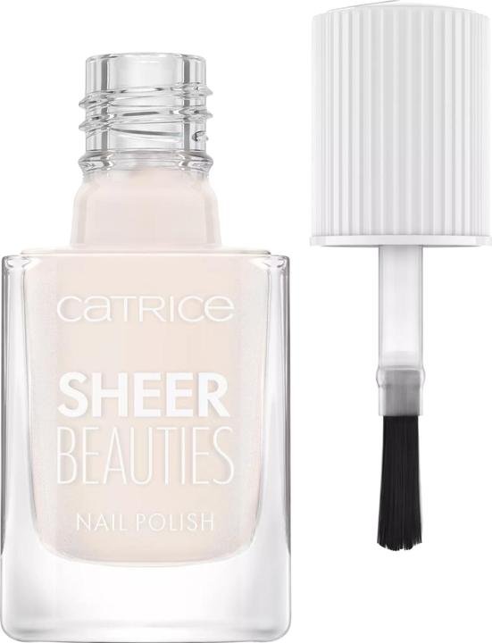Actual product image Catrice Sheer Beauties Nail Polish (010 Milky Not Guilty, Colour paint)