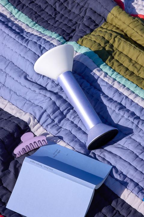 Immagine prodotto Hübsch Lampada portatile Flash viola metallizzato