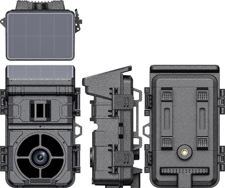 Image du produit VisorTech Caméra Full HD pour la faune sauvage avec panneau solaire