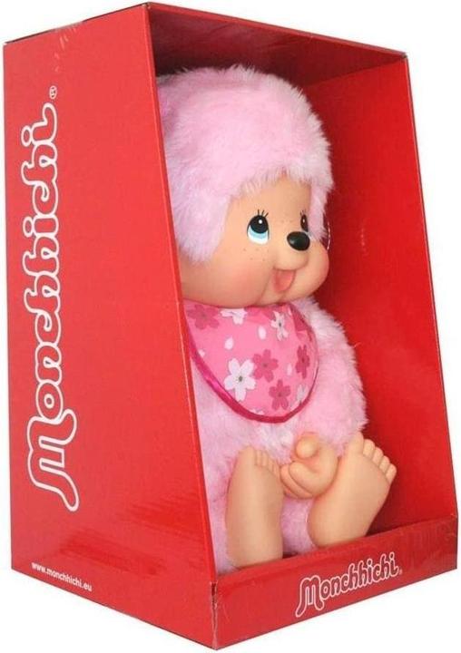 Produktbild Monchhichi Bandai SE2424242 Plüsch Sakura, Pinky Rosa, 80 cm (80 cm)